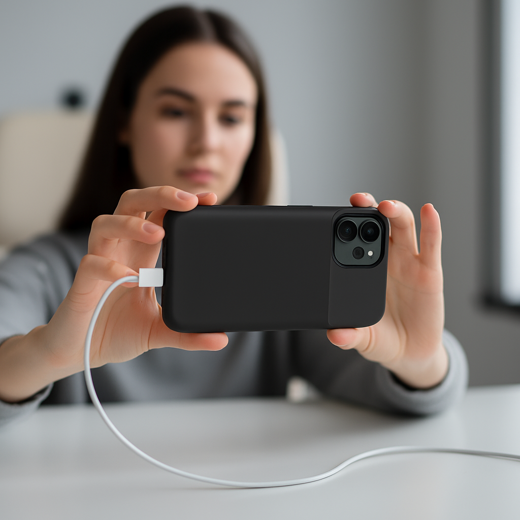 Batería/Carcasa para iPhone POWERCASE®️ (6800/7000 mAh)