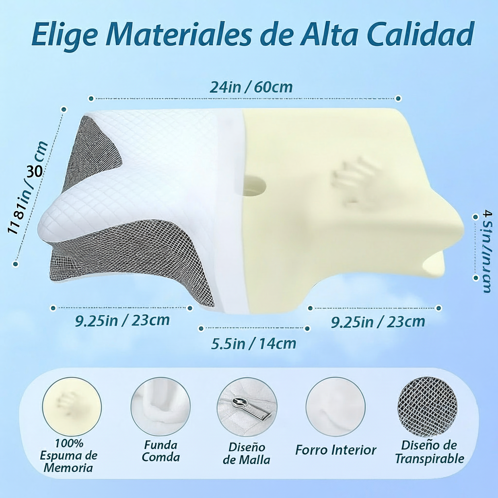 Almohada Cervical Viscoelástica BET CONFORT