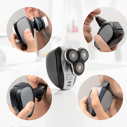 Afeitadora Recargable Ergonómica Multifunción 5 en 1  Shave Power
